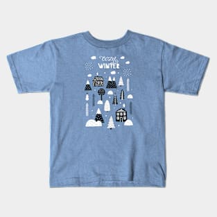 Cozy Winter Kids T-Shirt